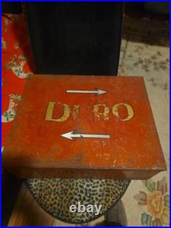 VTG DURO DISPLAY BOX WithOVER 1,000 SIGNAGE WATER TRANSFER DECALS LETTERS NUMBERS