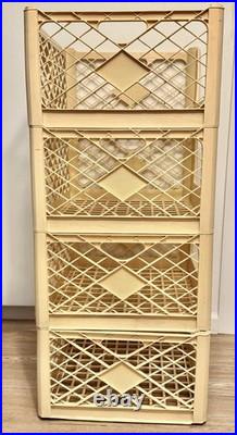 VTG French Fleur Old Country Rose Store Display Rack Storage RARE Crate 44in H