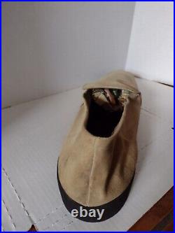 VTG Giant Hush Puppies Shoe Store Display Advertising One Shoe Only 18.5 Suede