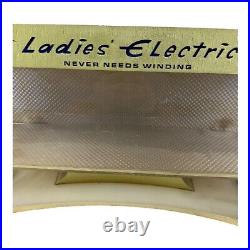 VTG Ladies Electric Watch Lighted Store Display Case from estate of Mike Ness/SD