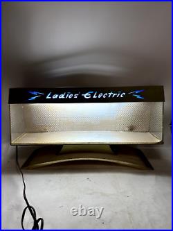 VTG Ladies Electric Watch Lighted Store Display Case from estate of Mike Ness/SD