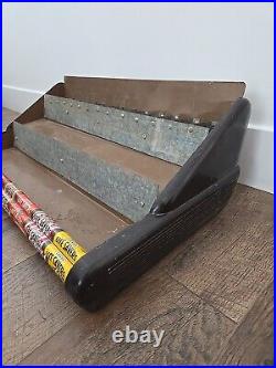 VTG Life Savers 9 Flavor Metal Tin Candy 3 Rack Store Display Sign Advertizing