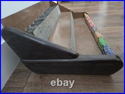 VTG Life Savers 9 Flavor Metal Tin Candy 3 Rack Store Display Sign Advertizing