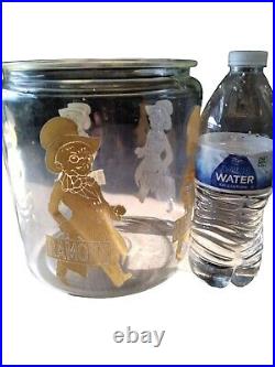 VTG Ramon's The Little Doctor Laxative Pills Counter Store Display Jar WithLid