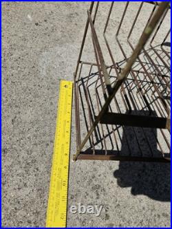 VTG Sara Lee 3 Shelf Break STORE DISPLAY METAL STAND Rack 1960s Aluminum