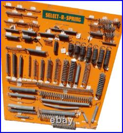 VTG Select-A-Spring Sample Metal Display USA Made Jersey Aprox 1950-1960 Partial