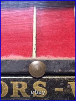 VTG Star Twist Thread Spool Store Display Cabinet FAST COLORS-WILL BOIL 15x10x7