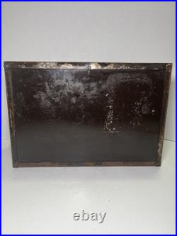 VTG Star Twist Thread Spool Store Display Cabinet FAST COLORS-WILL BOIL 15x10x7