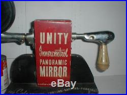 VTG Unity PANORAMIC Car Mirror STORE DISPLAY Automobile Truck Hot Rod SPOTLIGHT