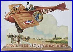 Valda Automate Aeroplane A Toute Vitesse Porte Le Bon Remede Vintage Publicité