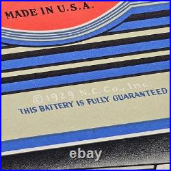 Very Rare Vintage 1929 Eveready Battery Store Display 18 1/2 x 36 1/4
