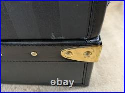 Very Rare Vintage Victoria's Secret Square Display Luggage Trunk Opens Black
