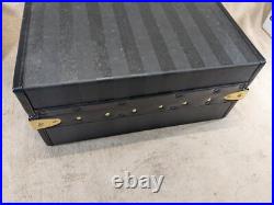 Very Rare Vintage Victoria's Secret Square Display Luggage Trunk Opens Black