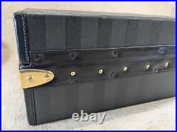 Very Rare Vintage Victoria's Secret Square Display Luggage Trunk Opens Black