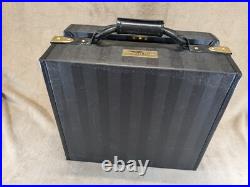 Very Rare Vintage Victoria's Secret Square Display Luggage Trunk Opens Black