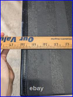 Very Rare Vintage Victoria's Secret Square Display Luggage Trunk Opens Black