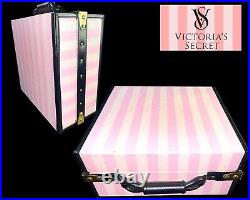 Victoria's Secret Store Display Luggage Prop Pink RARE VS Vintage Leather Plated