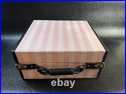 Victoria's Secret Store Display Luggage Prop Pink RARE VS Vintage Leather Plated