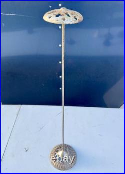 Victorian metal hat stand table top display general store tall antique