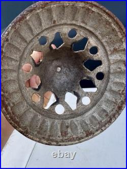 Victorian metal hat stand table top display general store tall antique