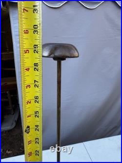 Victorian metal hat stand table top display general store tall antique