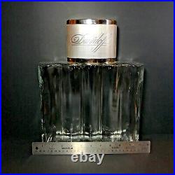 Vintage 13 Retail Glass Davidoff Goodlife Department Store Display Bottle