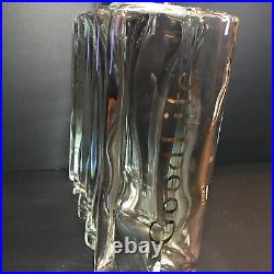 Vintage 13 Retail Glass Davidoff Goodlife Department Store Display Bottle