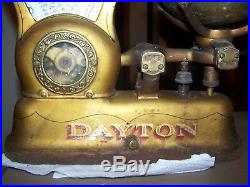 Vintage 1906 2lb Dayton Candy Counter Scale General Store Display Advertising
