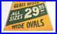 Vintage-1930-s-1940-s-Dealer-Sign-Glass-Bleted-All-Sizes-29-95-Wide-Ovals-Used-01-dzcd