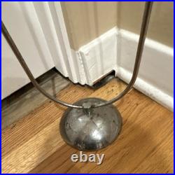 Vintage 1930's Admiration Costume Hosiery Silver Metal Store Display Stand