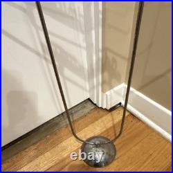 Vintage 1930's Admiration Costume Hosiery Silver Metal Store Display Stand
