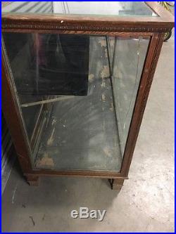 Vintage 1930's Wood and Glass Display Case