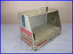 Vintage 1930s Auto-Lite Silver Sheathed Cable Rewiring Kit STORE COUNTER DISPLAY