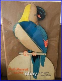 Vintage 1940 Poll Parrot Shoes Honeycomb Tissue Paper Expand Advertising Display