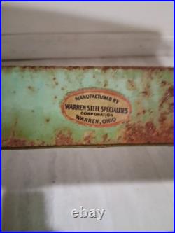 Vintage 1940's-1950's Firestone Metal Advertising Tool Rack 34-L 18-W 26 Tall