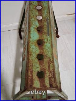Vintage 1940's-1950's Firestone Metal Advertising Tool Rack 34-L 18-W 26 Tall