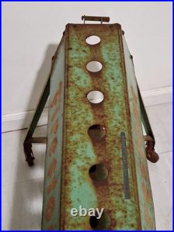 Vintage 1940's-1950's Firestone Metal Advertising Tool Rack 34-L 18-W 26 Tall