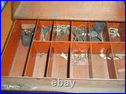 Vintage 1940's 50's Belden Metal Store Display Spark Plug Wires Tray Caddy