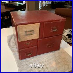 Vintage 1940's 50's Kodak Photo Film Paper Countertop Display Bin Drawer Storage