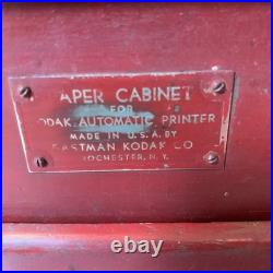 Vintage 1940's 50's Kodak Photo Film Paper Countertop Display Bin Drawer Storage