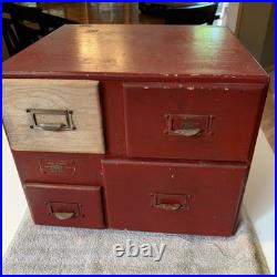 Vintage 1940's 50's Kodak Photo Film Paper Countertop Display Bin Drawer Storage