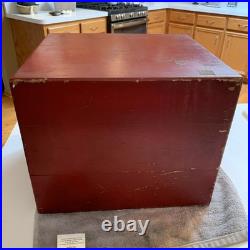 Vintage 1940's 50's Kodak Photo Film Paper Countertop Display Bin Drawer Storage