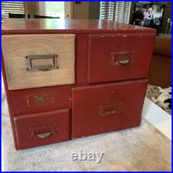 Vintage 1940's 50's Kodak Photo Film Paper Countertop Display Bin Drawer Storage