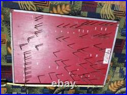 Vintage 1940s Bonney Tools Advertising Hardware Store Display Wrench Rack Wood