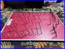 Vintage 1940s Bonney Tools Advertising Hardware Store Display Wrench Rack Wood