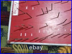 Vintage 1940s Bonney Tools Advertising Hardware Store Display Wrench Rack Wood