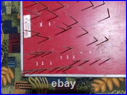 Vintage 1940s Bonney Tools Advertising Hardware Store Display Wrench Rack Wood