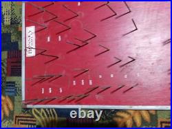 Vintage 1940s Bonney Tools Advertising Hardware Store Display Wrench Rack Wood