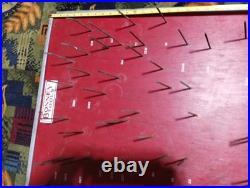 Vintage 1940s Bonney Tools Advertising Hardware Store Display Wrench Rack Wood