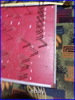 Vintage 1940s Bonney Tools Advertising Hardware Store Display Wrench Rack Wood